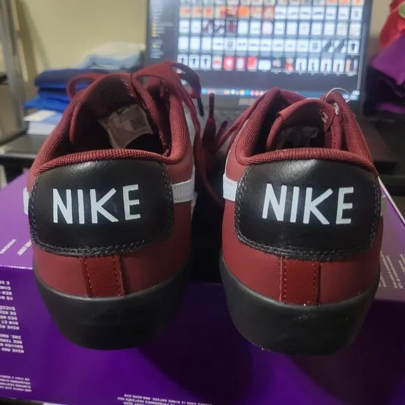 Nike SB Blazer Low Pro GT Grant Taylor Team Red Light Blue DV1226-600 11 & 12 - Picture 10 of 15